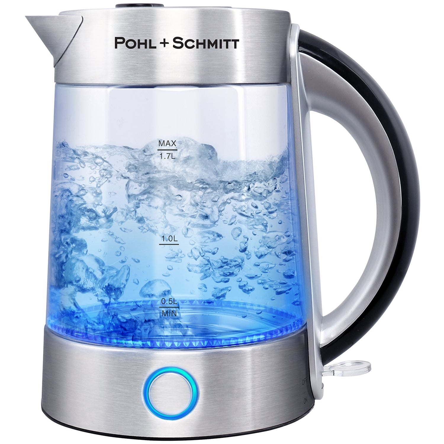 Pohl Schmitt 1.7L Electric Kettle with Upgraded Stainless Steel Filter –  Pohl+Schmitt